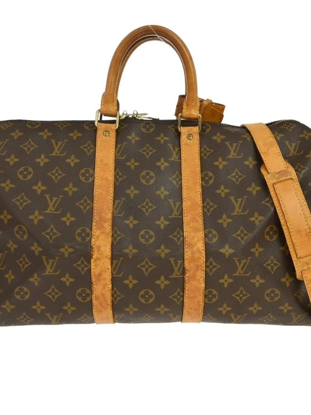 Best07 LOUIS VUITTON KEEPALL BANDOULIERE 45 HANDBAG M41418 TH0915 NQ10953